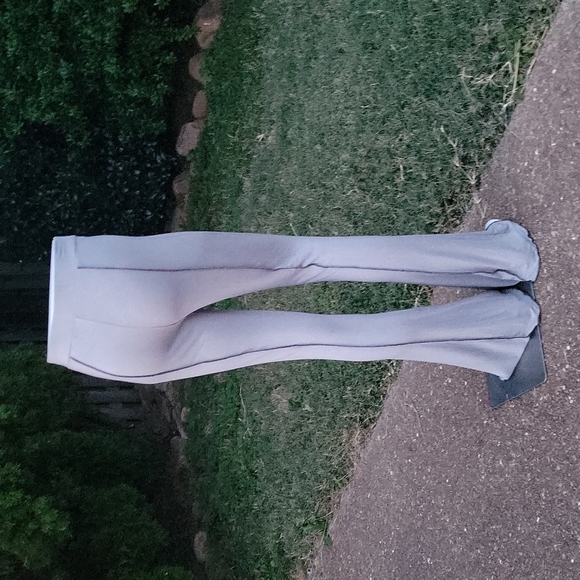 Angel Graphic High Waisted Flare Leg Pants - Picture 16 of 17